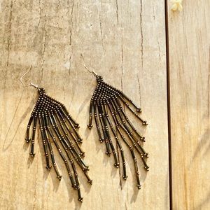 Native Cora Artisan Beaded Earring Set